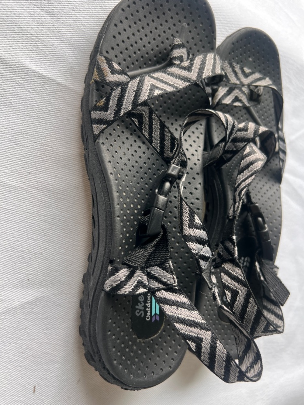 Skechers Black Sandals women’s size 8.5